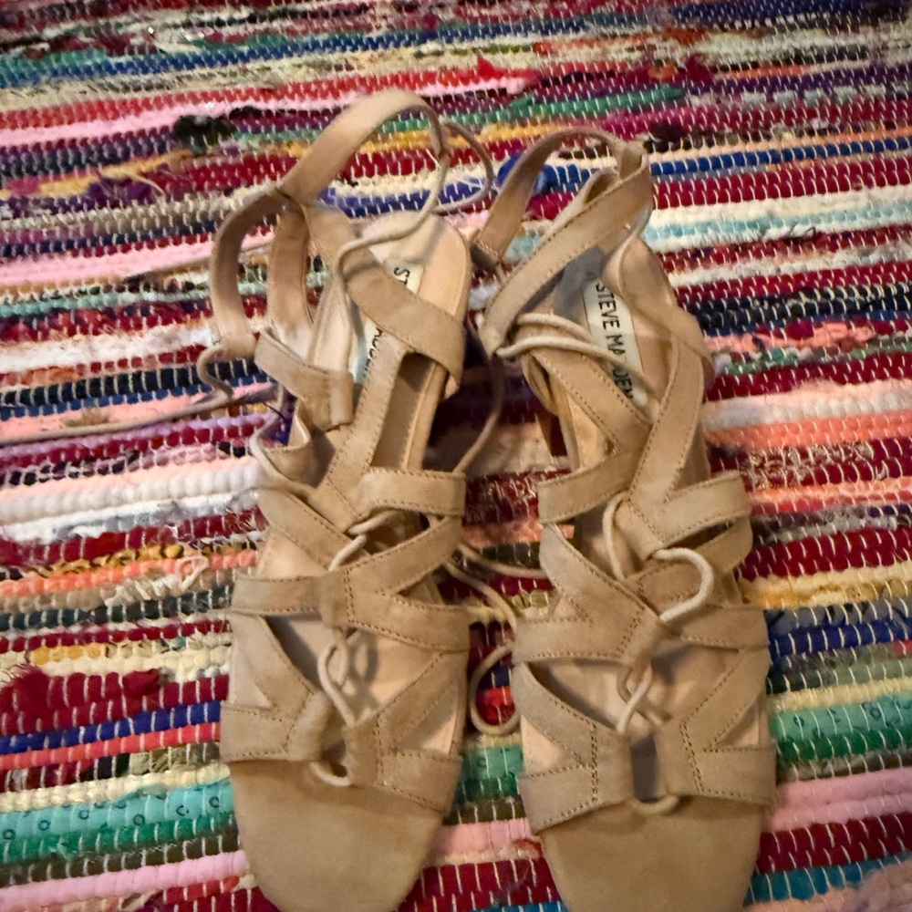 Steve Madden Tan Gladiator Sandals